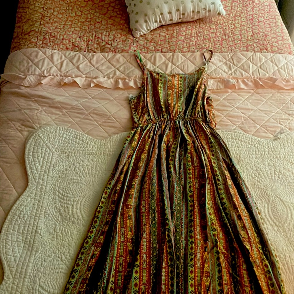 A floral dress for summer